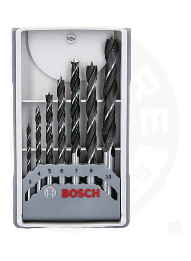 BOSCH X-Pro Line Wood Drill Bit Set 7Pcs Grey