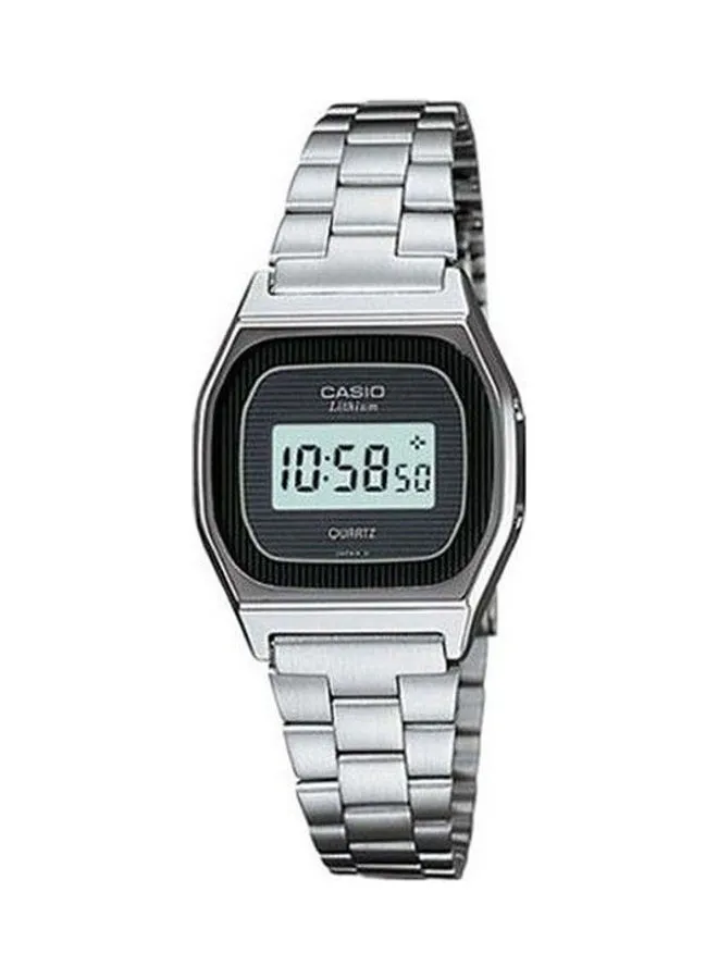 CASIO Men's Casual Watch, Digital, Stainless Steel Band For Unisex 