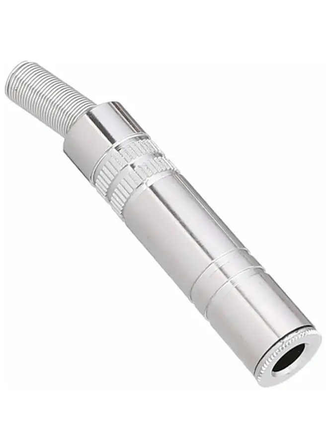 keendex Female Audio Connector 6.35 Mm Silver