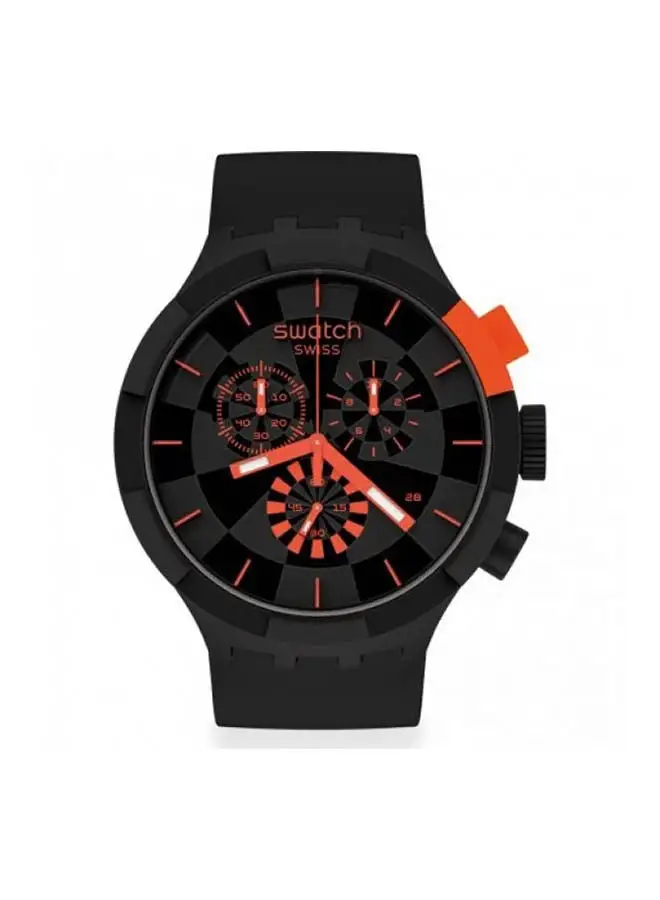 Swatch Men's Rubber Chronograph Watch SB02B402