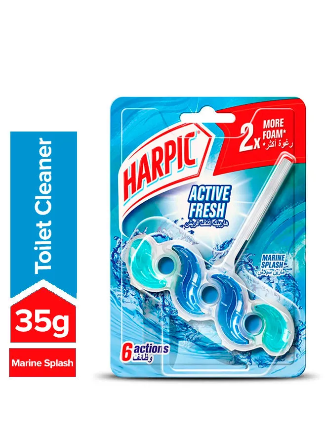 Harpic Marine Splash Toilet Blocks Multicolour 35grams