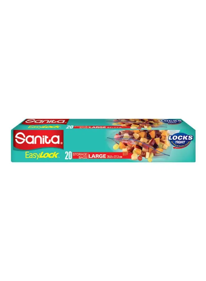 Sanita Sanita Easy Lock Large 20 bags 26.8x 27.3cm