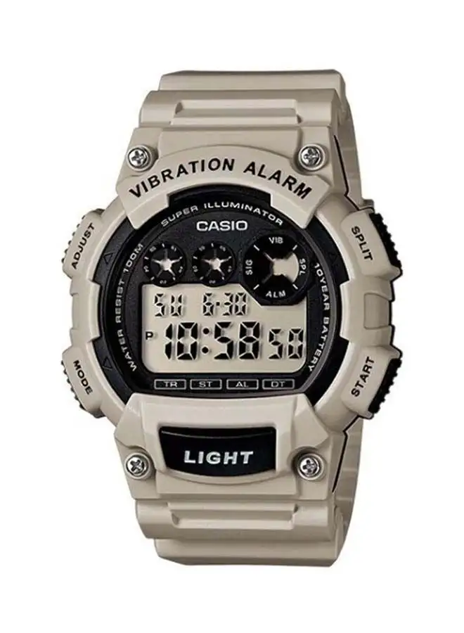 CASIO Men's Resin Digital Wrist Watch W-735H-8A2VDF