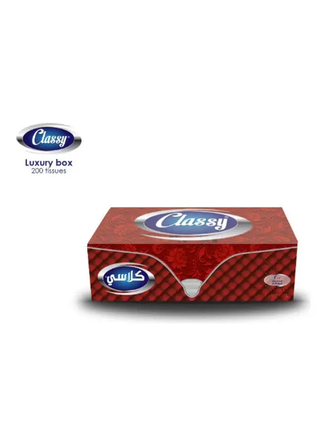 CLASSY Facial Tissue Luxuary - 200 Tissues White