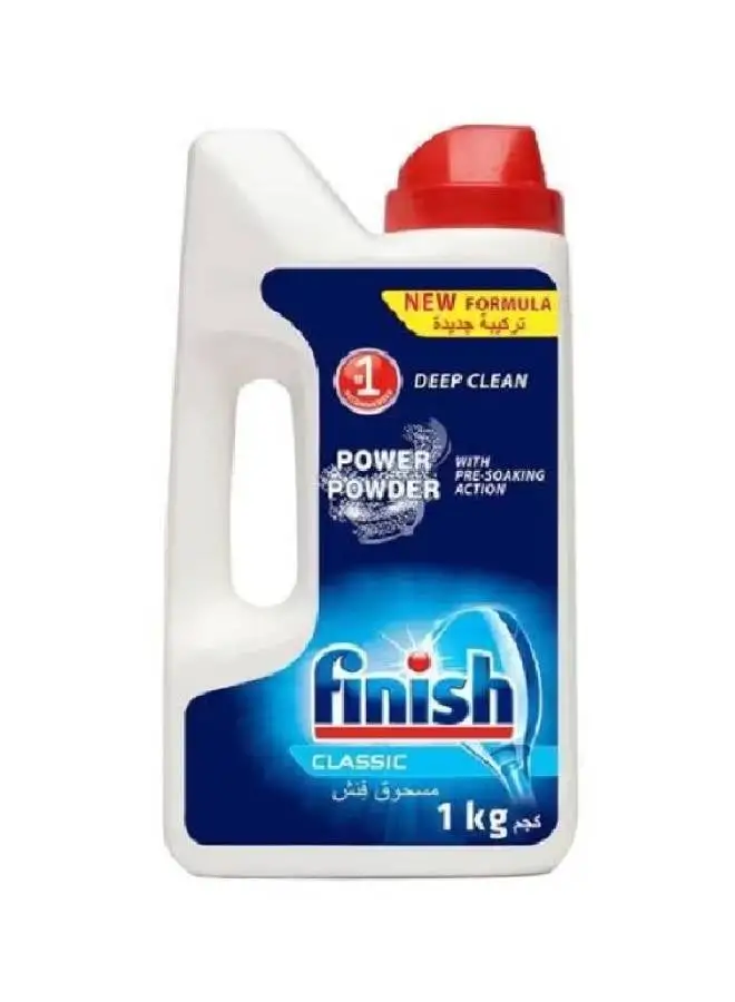 Finish Dishwasher Detergent Powder White/Blue 1kg
