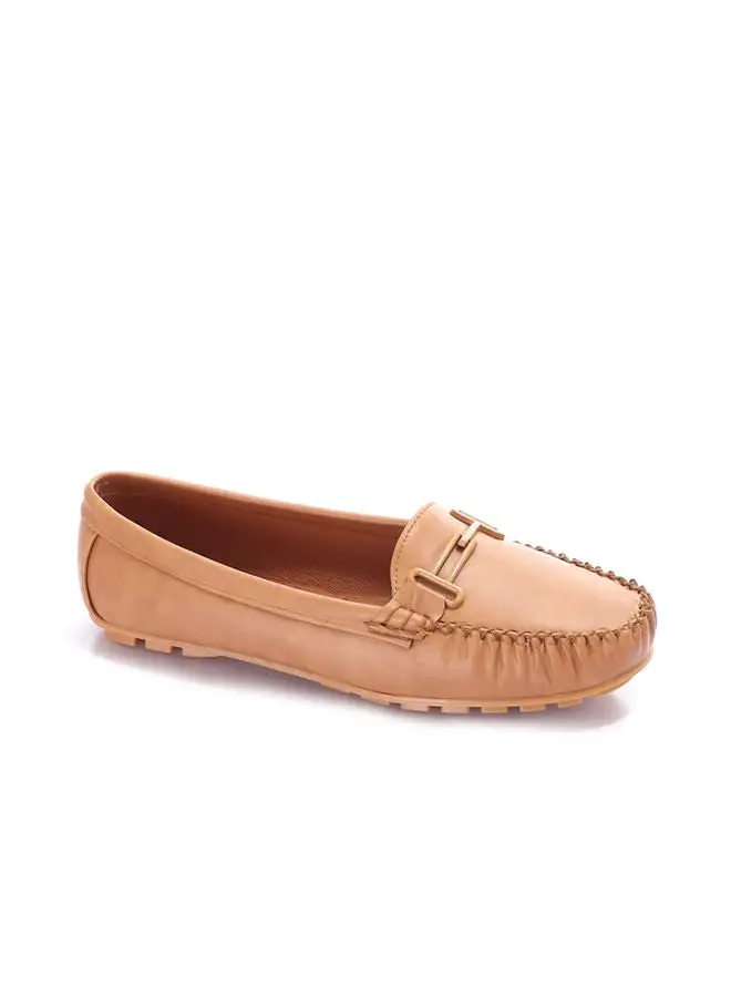 GRINTA Casual Flat Leather Slip Ons Shoes For Women Havan 