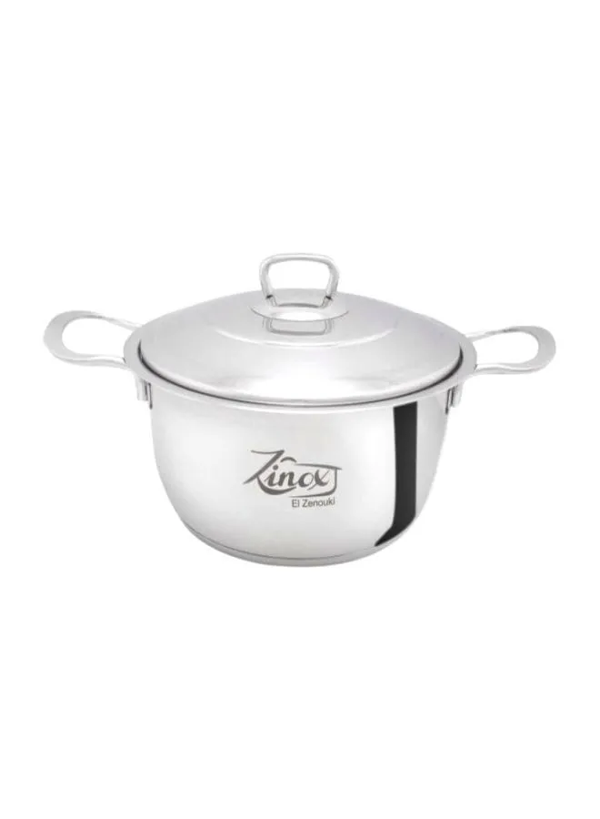 Zinox Classic Pot Silver 18cm