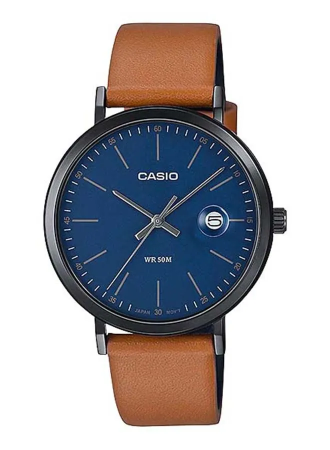 CASIO Men's Wrist Watch MTP-E175BL-2EVDF - 45 mm - Brown 