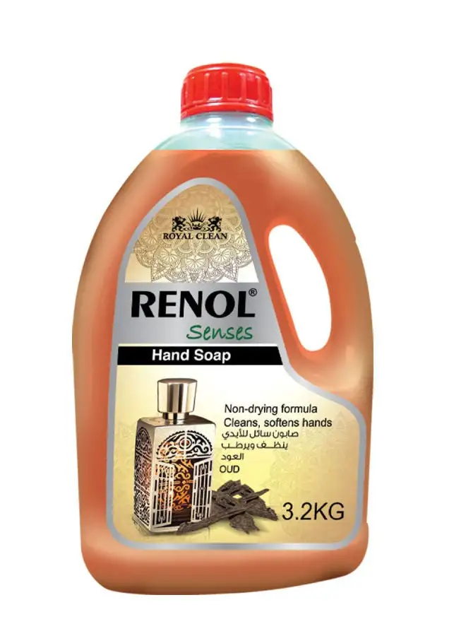 Renol Senses Hand Soap With Arabian Oud Brown 3.2kg