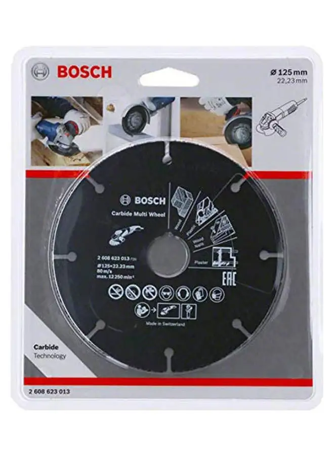 BOSCH Carbide Multi Whee Black 125mmx22mm