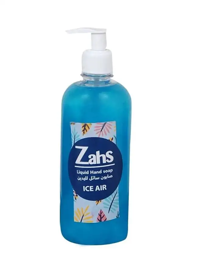 Zahs Ice Air Liquid Hand Soap Bottle Blue 575ml