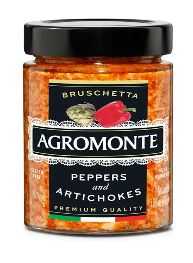 Agromonte Pepper and Artichoke Bruschetta Sauce 200grams