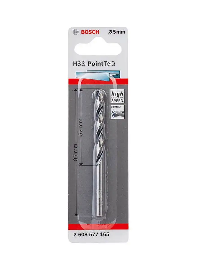 BOSCH Hss Twist Drill Bit Pointteq Silver