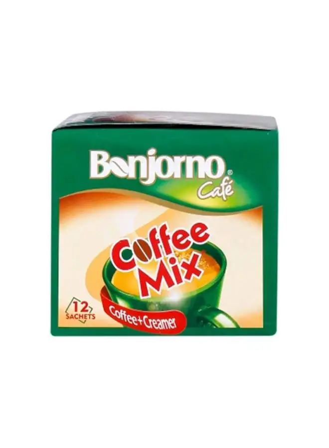 Bonjorno Coffee Mix 2In1 Sachet 12grams Pack of 12