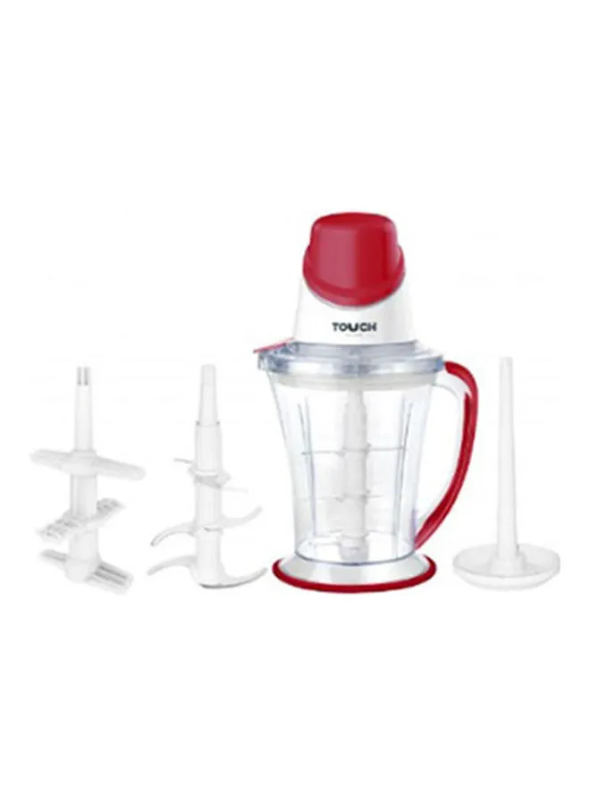 Touch Meat Chopper With A Garlic Peeler 2 Liter 700 Watts 2.0 L 700.0 W 40551 -Red Red