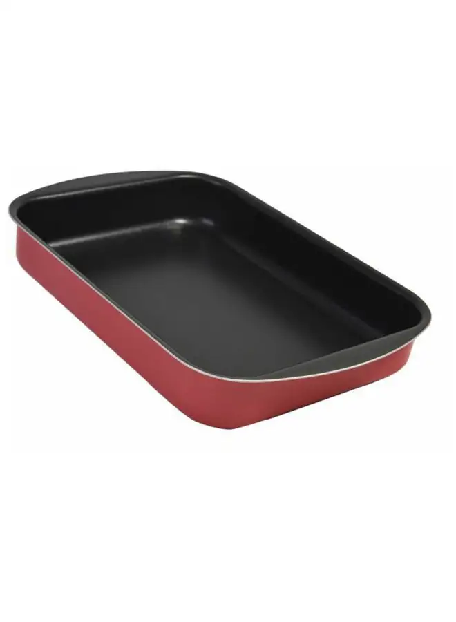 Tefal Minute Rectangle Oven Tray Red/Black 35cm