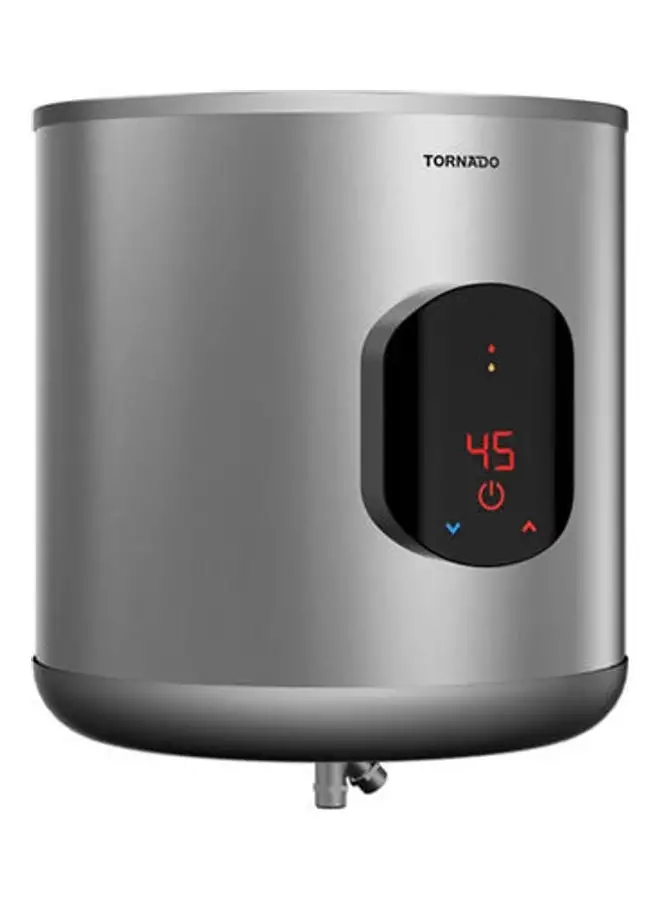 TORNADO Electric Water Heater 35 Litre With Digital Screen EWH-S35CSE-S Silver 