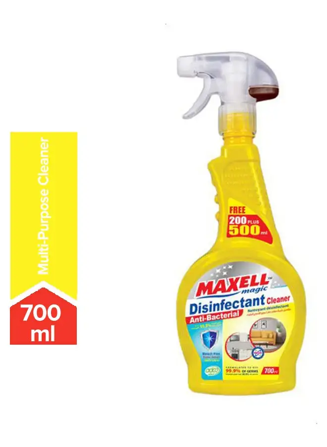 Maxell Magic Antibacterial Disinfectant Surface Cleaner Yellow 700ml