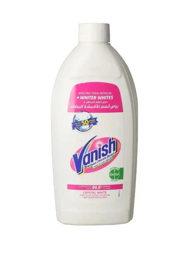 Vanish Crystal Laundry Stain Remover Liquid For Clothes White 450ml