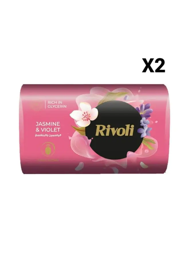 Rivoli 2-Piece Soap Set Rose 165grams