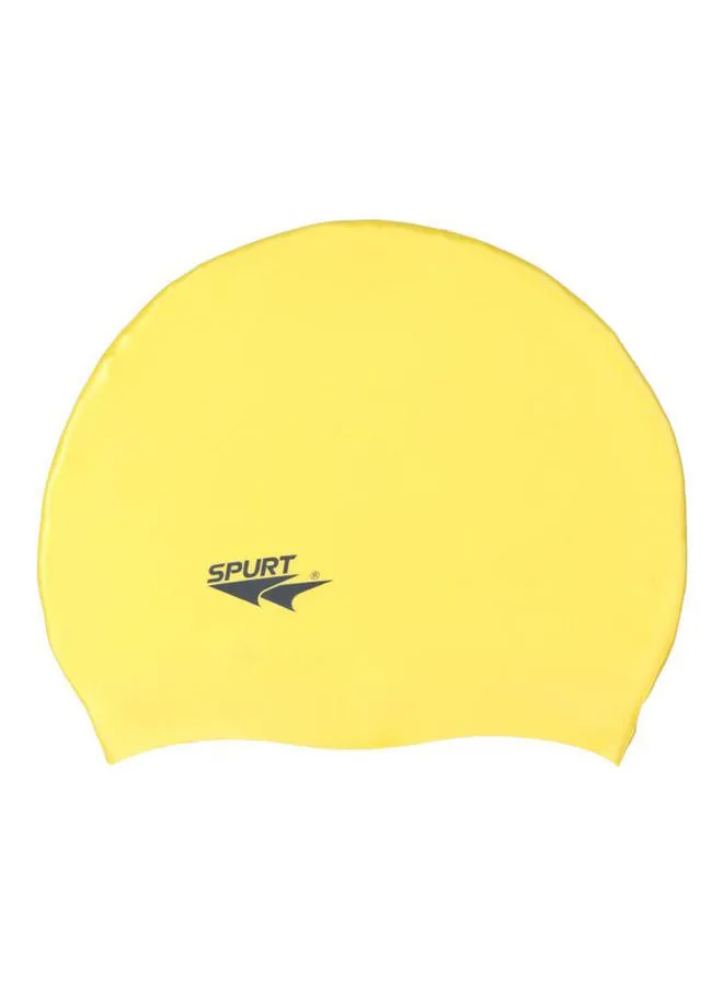 Spurt Silicone Swimming Cap in Bag One Size