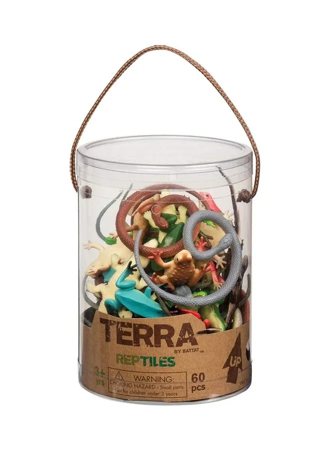 Terra 60-Piece Reptiles in a Tube 