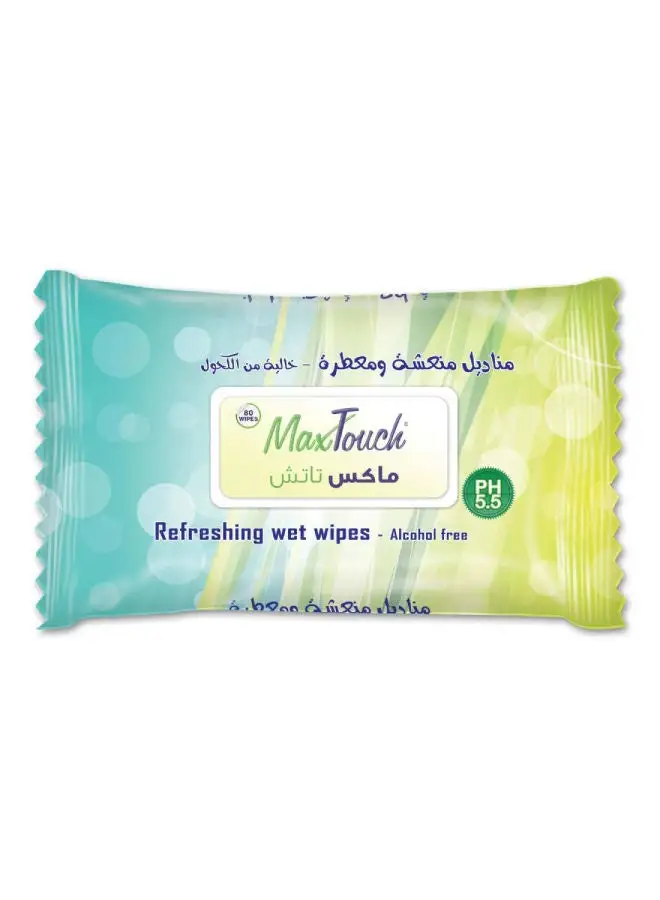 Max Touch Wet Wipes - 80 Wipes