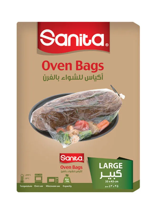 Sanita Sanita Oven Bags Large 5 Bags 35x43cm