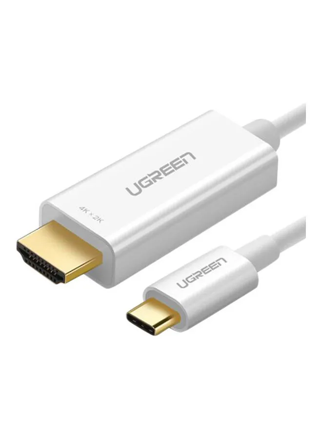 Ugreen Type-C To HDMI Cable White