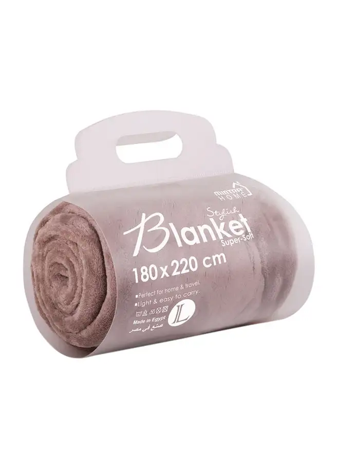 Mintra Warming Microfiber Blanket Polyester Mocha 220x180cm