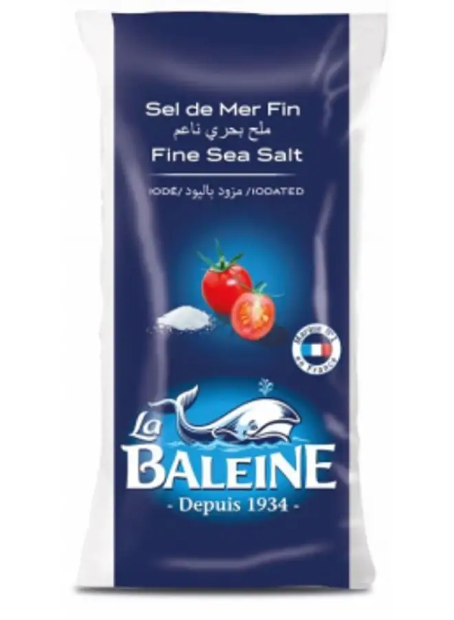 La Baleine Fine Sea Salt Iodalized 1kg