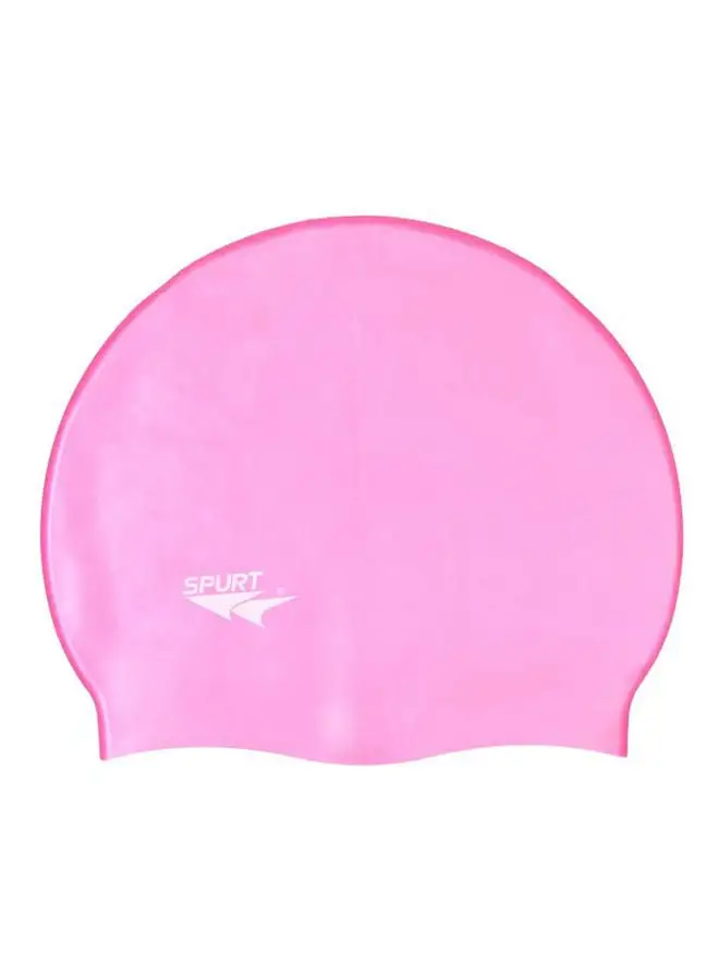 Spurt Silicone Swimming Cap In Zipper Bag One Size cm