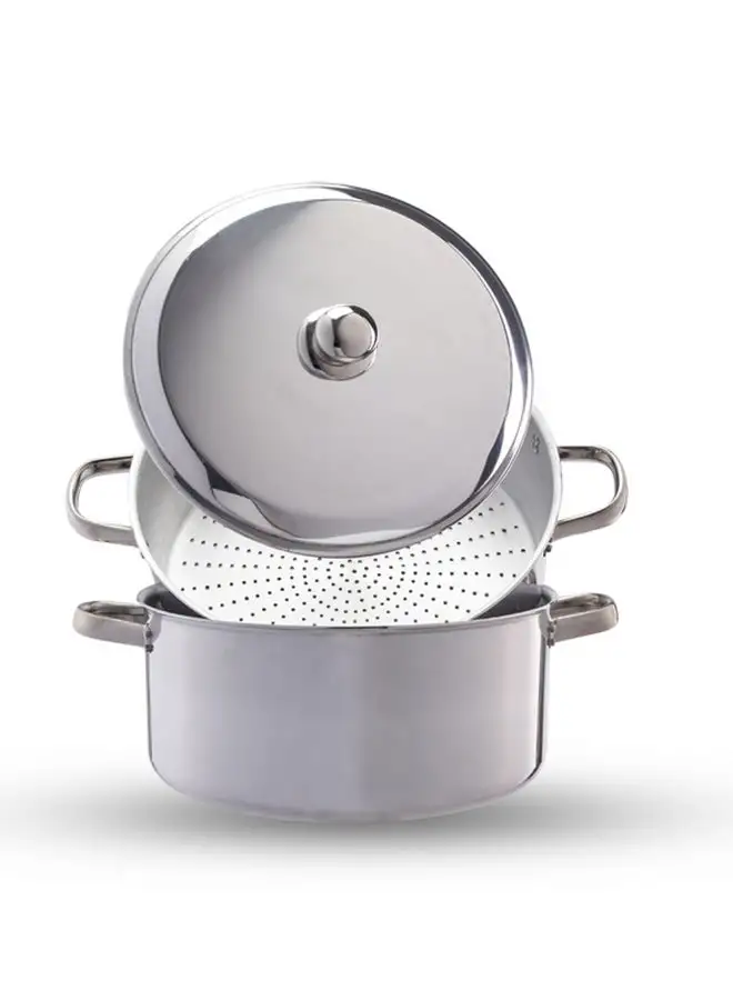 El Zenouki Power Aluminum Steam 28L Silver