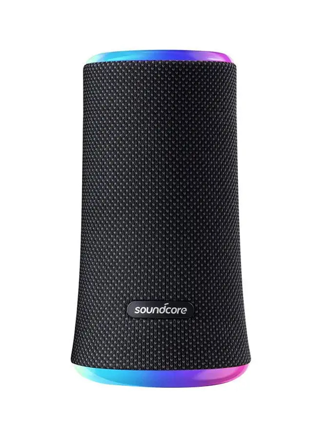 Soundcore Flare 2 Bluetooth Speaker, with IPX7 Waterproof Protection and 360° Sound, 20W Wireless Speaker with PartyCast, EQ Adjustment, and 12-Hour Playtime Black