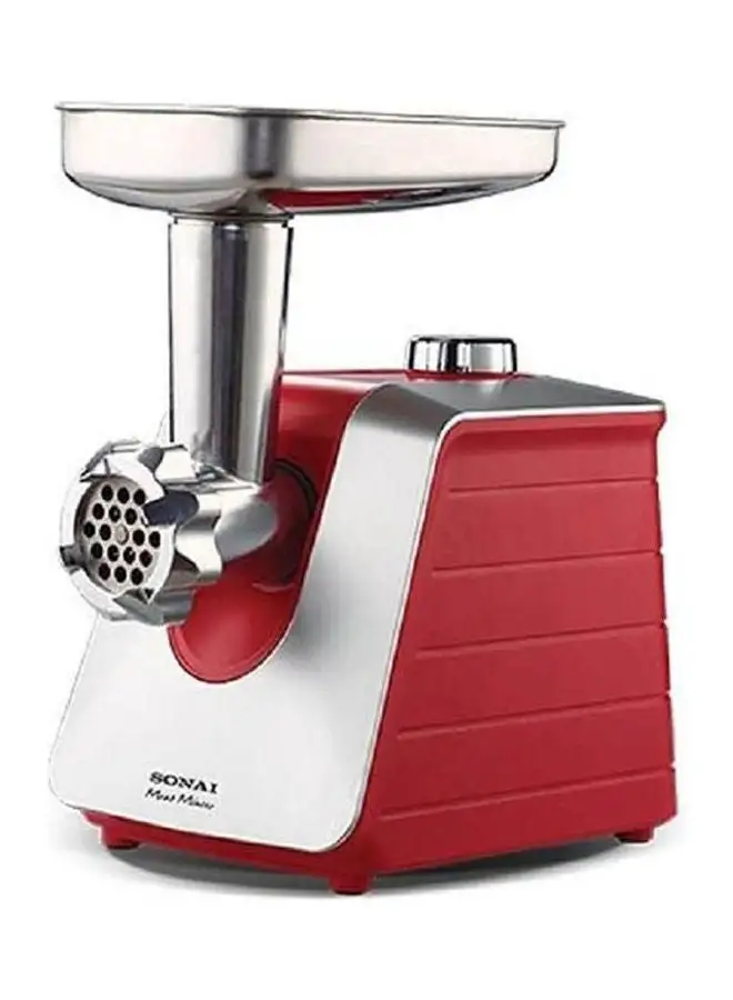 Sonai Meat Mincer 1600 W SH-4400 Black Silver/Red