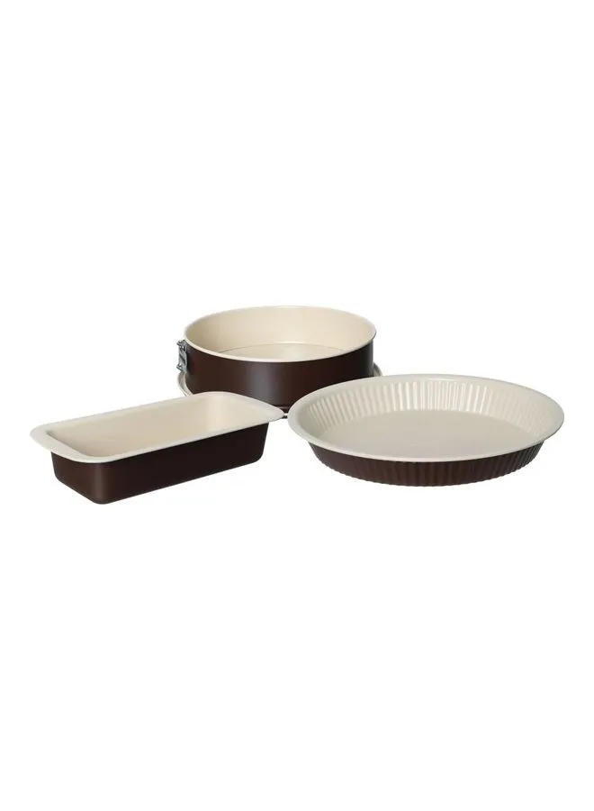 Guardini 3-Piece Chocoforme Baking Molds Set Brown/Off White 28-26-25cm