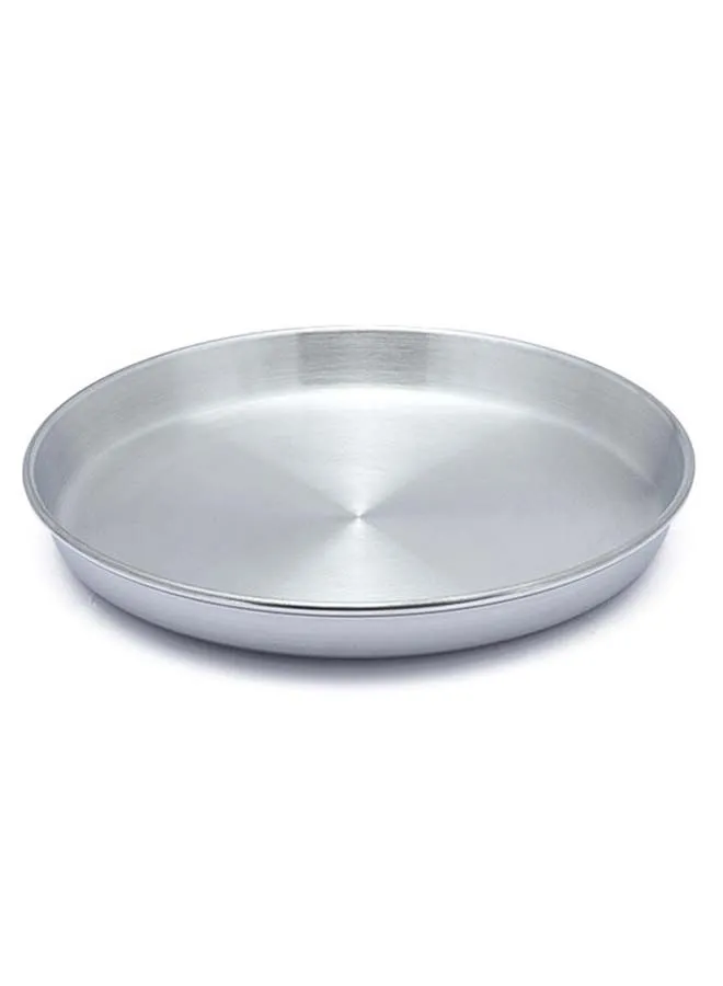 El Zenouki Aluminum Basbousa Tray 24L Silver 24cm