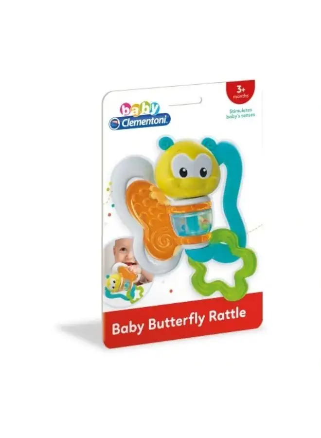 Clementoni 6-piece Baby Rattle Butterfly