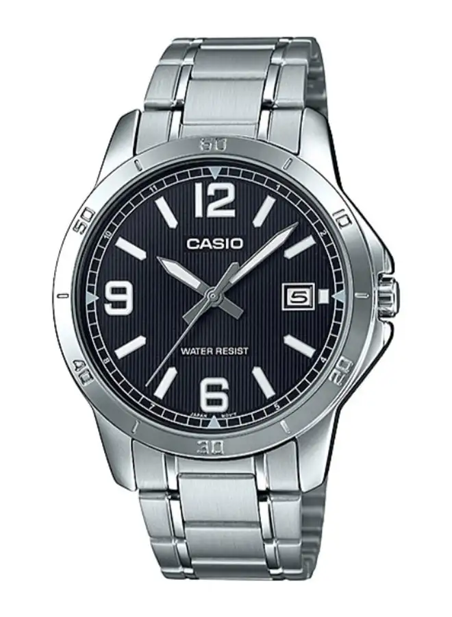 CASIO Men's Stainless Steel Analog Watch MTP-V004D-1B2UDF - 42 mm - Silver