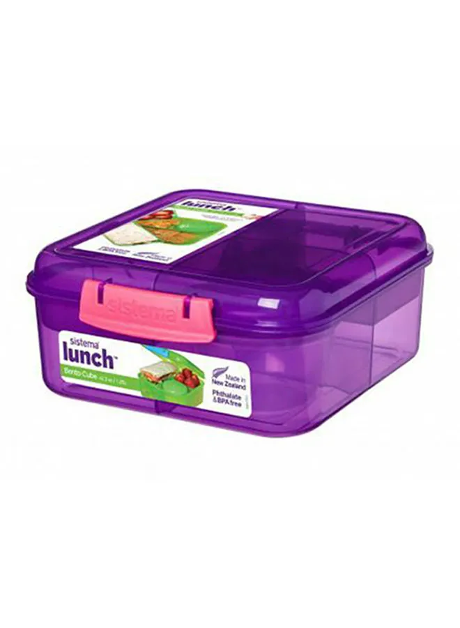 sistema Bento Cube Lunch Box Multicolour 1.25 LLiters