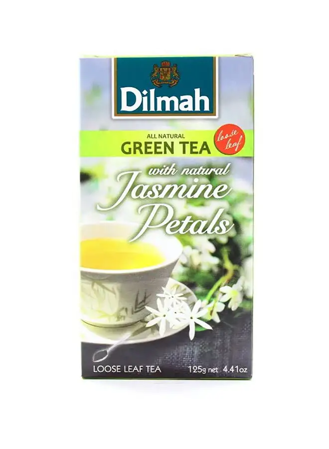 Dilmah Green Tea With Natural Jasmine Petals Flavor 125grams