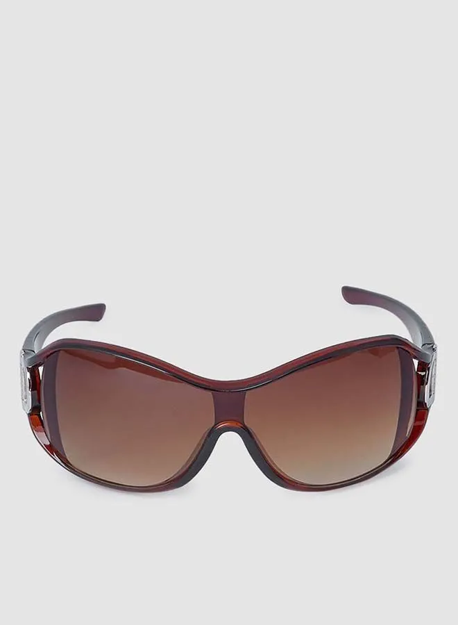 Generic Women's Sunglasses Brown 45 millimeter