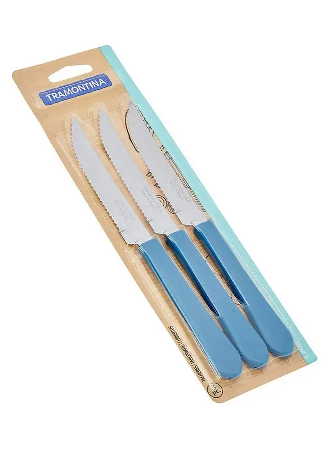 TRAMONTINA Knives Set 3Pcs Blue