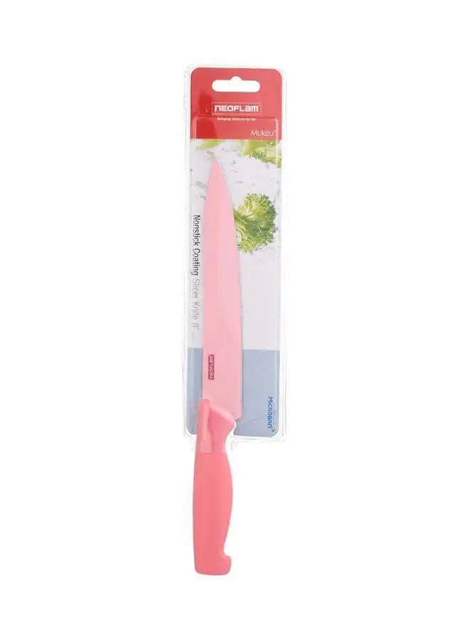 Neoflam Stainless Steel Knife With Plastic Handle Pink 8inch