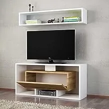 Home Gallery tv unit 45x30x90 brown*white