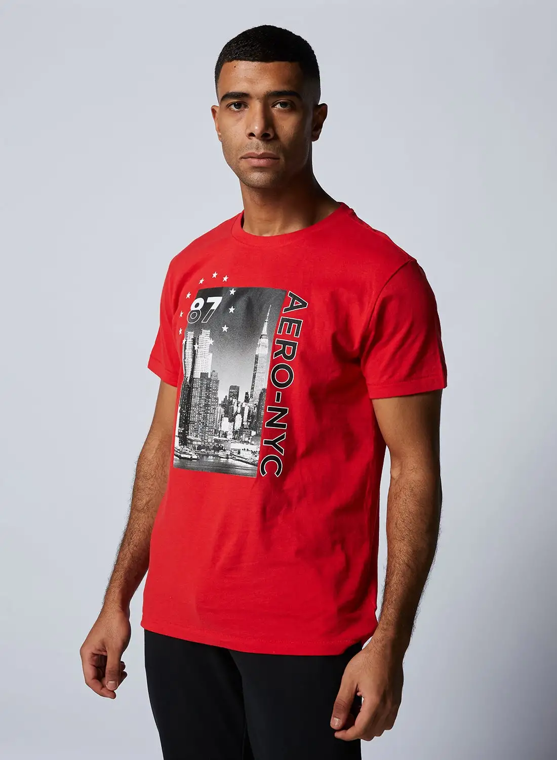 Aeropostale NYC Graphic T-Shirt Red