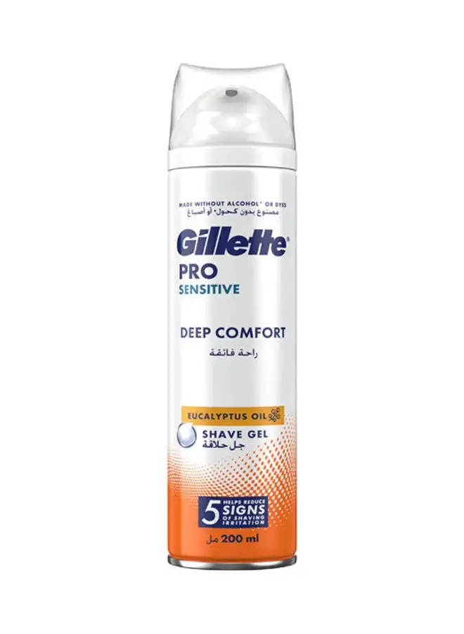 Gillette Pro Sens Gel Comfort  Mea Multicolour 200ml