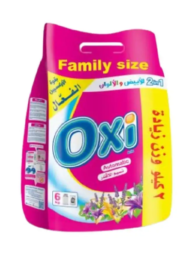 Oxi Automatic Powder Detergent Lavender (4+2Kg) 6kg