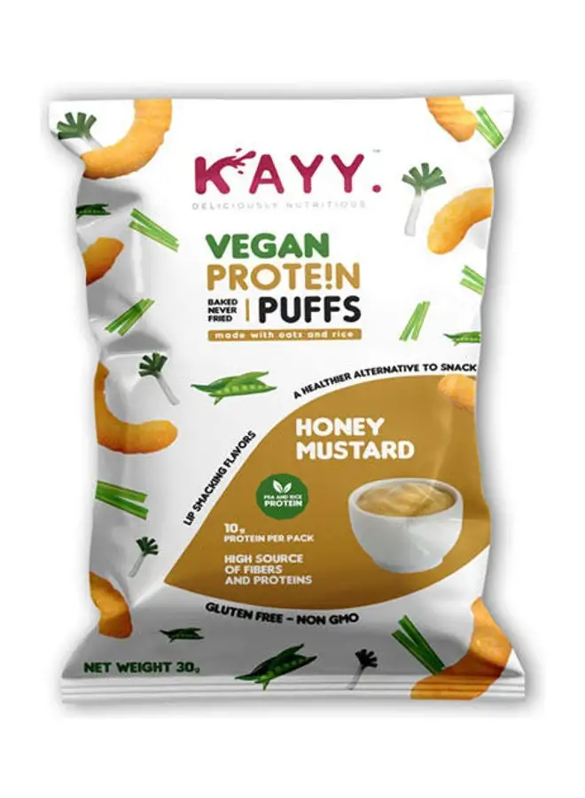 Kayy Snacks Vegan Protein Mustard 30grams  Single