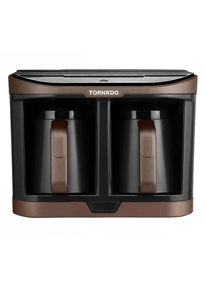 TORNADO Automatic Turkish Coffee Maker Water Tank 1470 W TCME-100D-PRO Brown x Black